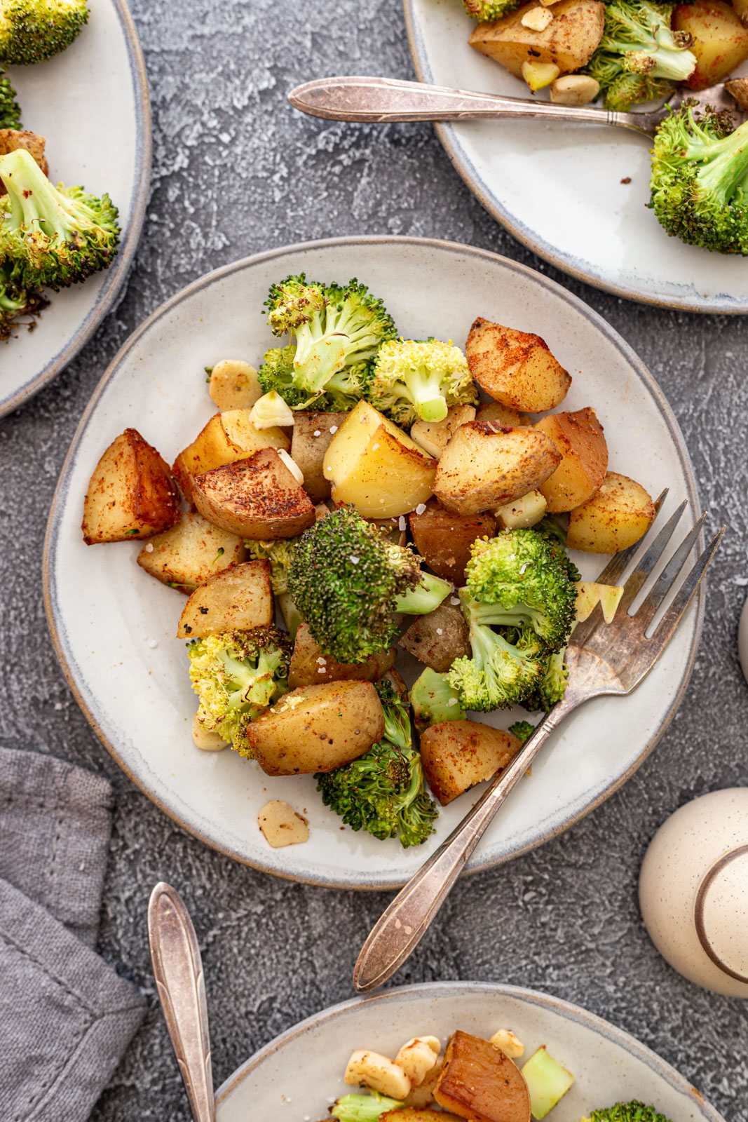 Vegan Roasted Broccoli and Potatoes